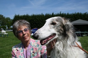 Best Borzoi Head  Judge Lisbeth Mach